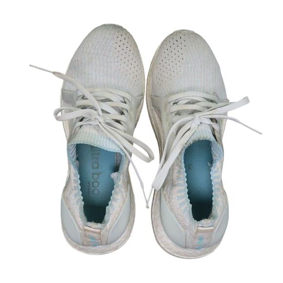 Adidas Shoes Womens 7 Ultraboost Sneaker Parley Athletic Running Sport Knit Blue - Picture 7 of 15